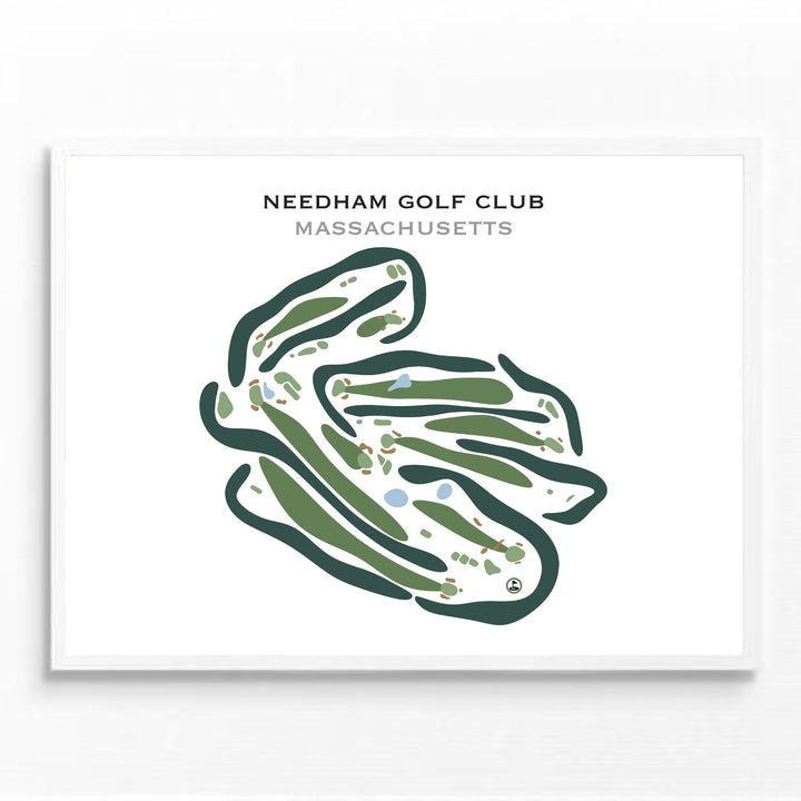 Needham Golf Course, Massachusetts - Printed Golf Courses