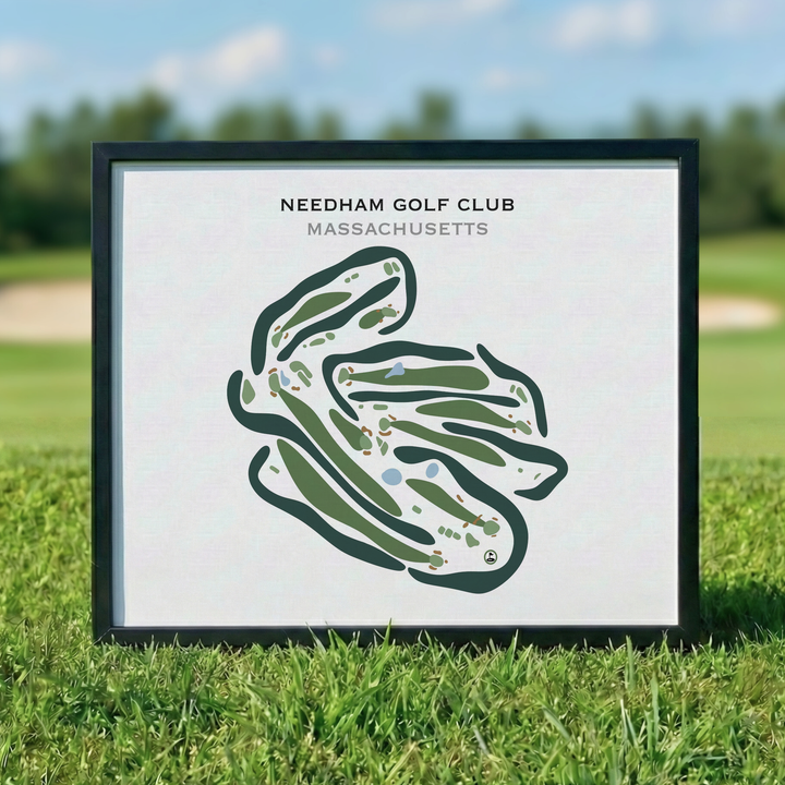 Needham Golf Course, Massachusetts - Printed Golf Courses