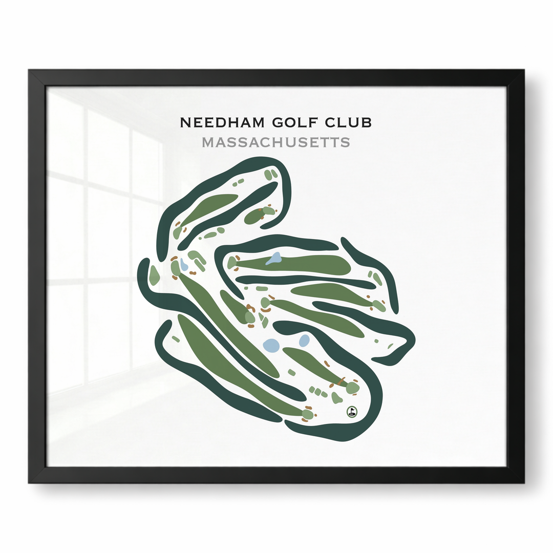Needham Golf Course, Massachusetts - Printed Golf Courses