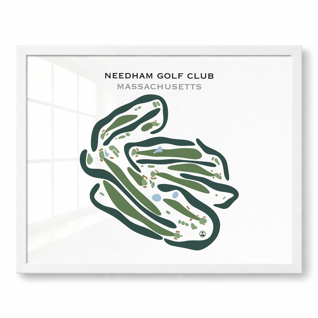 Needham Golf Course, Massachusetts - Printed Golf Courses
