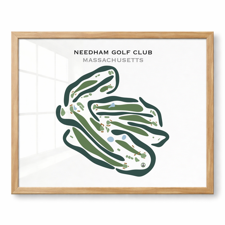 Needham Golf Course, Massachusetts - Printed Golf Courses