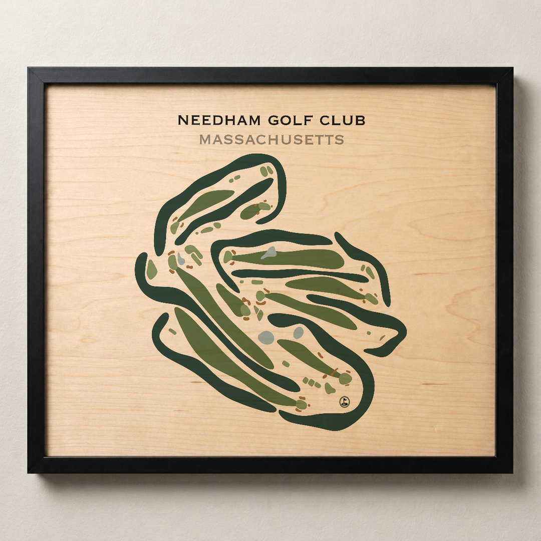 Needham Golf Course, Massachusetts - Printed Golf Courses