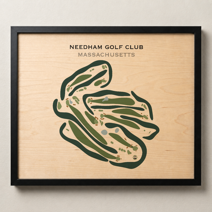 Needham Golf Course, Massachusetts - Printed Golf Courses