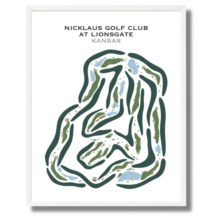 Nicklaus Golf Club at Lionsgate, Kansas - Printed Golf Courses