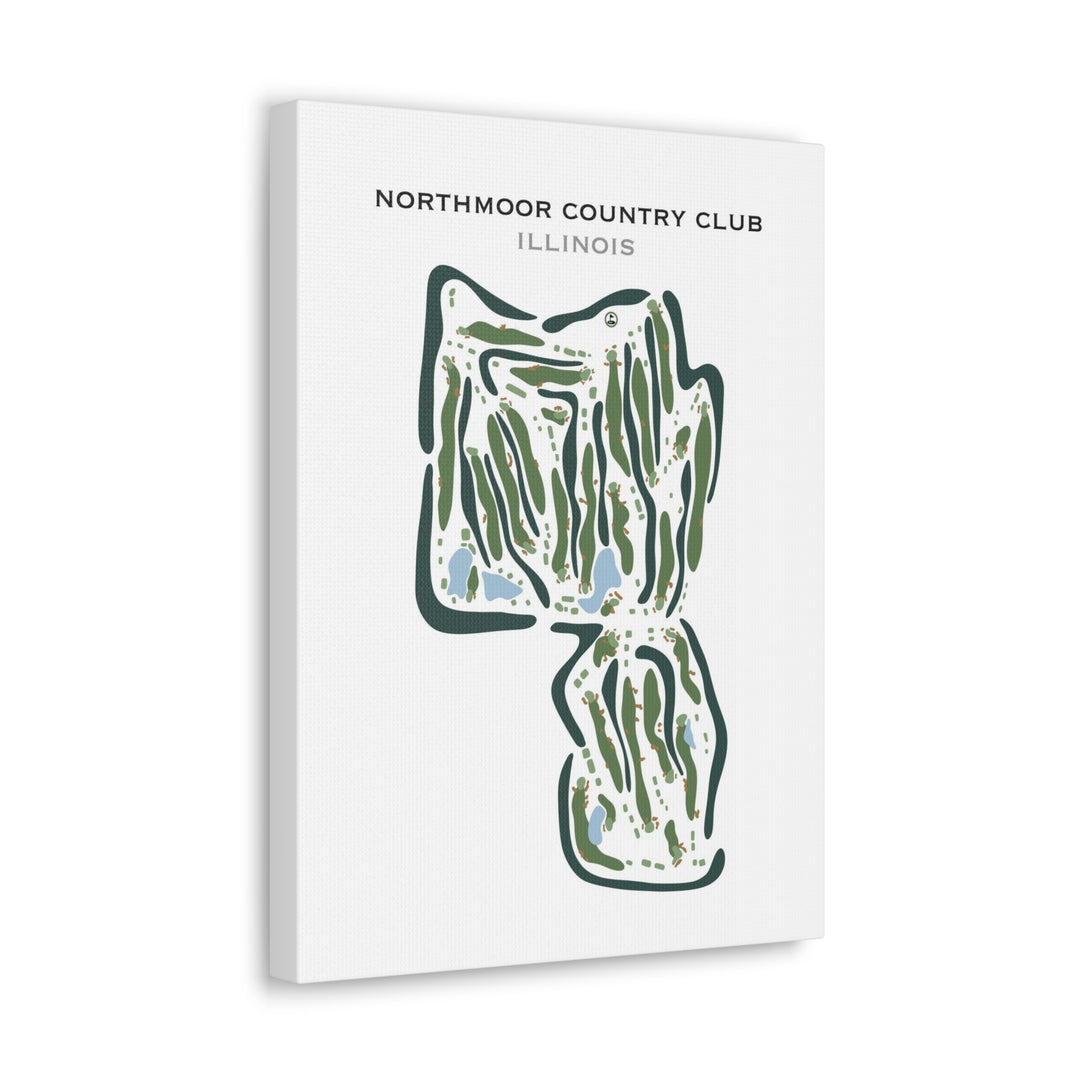 Northmoor Country Club, Illinois - Printed Golf Courses