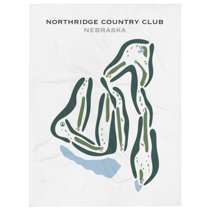 Northridge Country Club, Nebraska - Printed Golf Courses