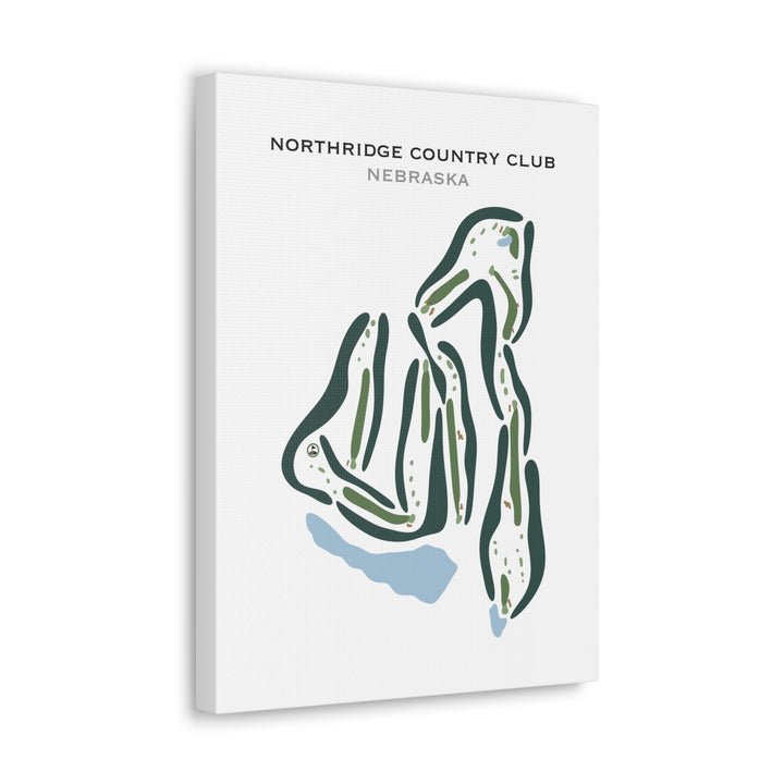 Northridge Country Club, Nebraska - Printed Golf Courses