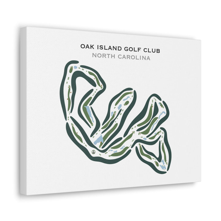 Oak Island Golf Club, North Carolina - Printed Golf Courses
