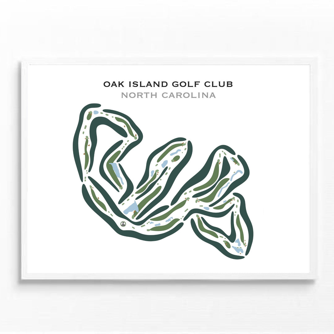 Oak Island Golf Club, North Carolina - Printed Golf Courses
