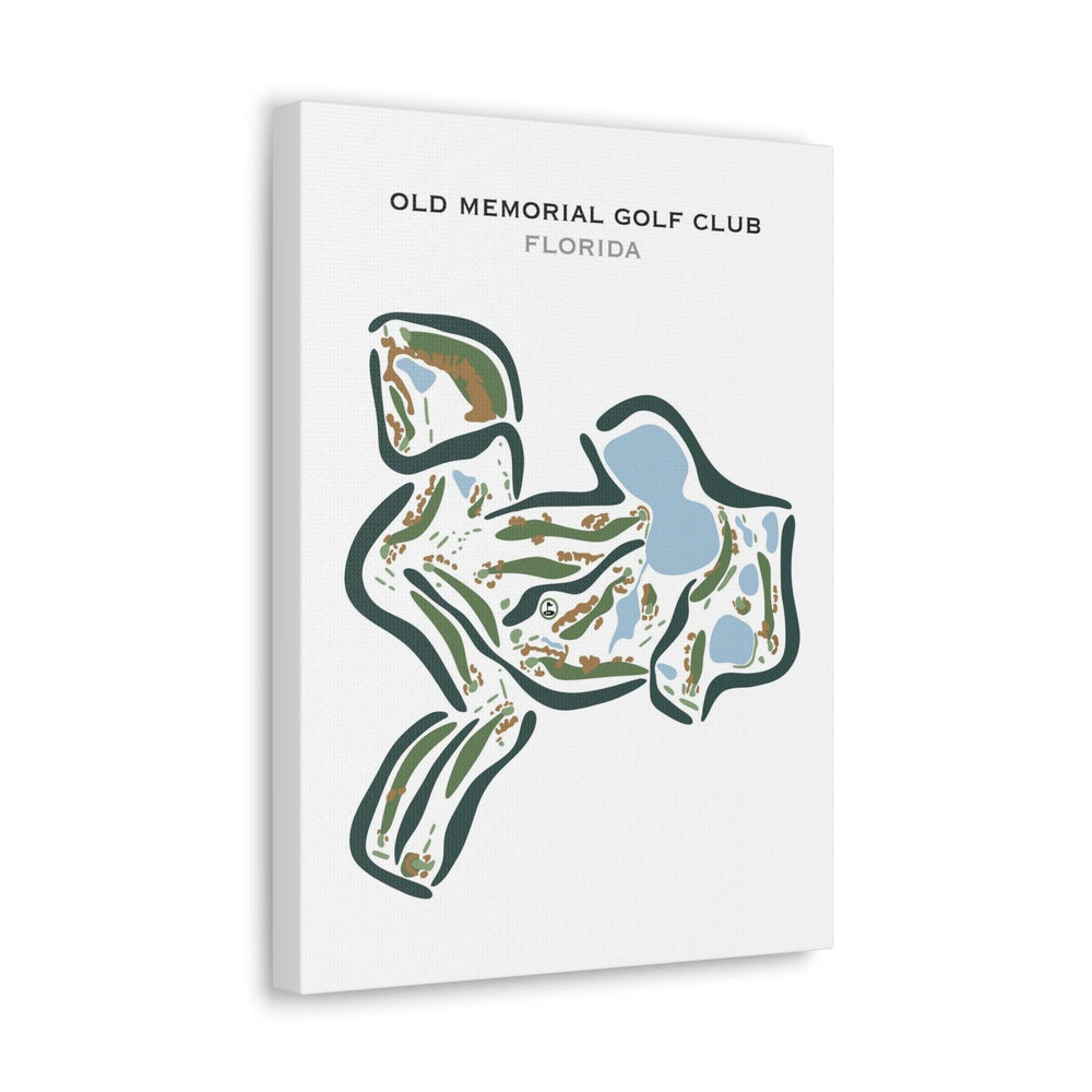 Old Memorial Golf Club, Florida - Printed Golf Courses - Golf Course Prints