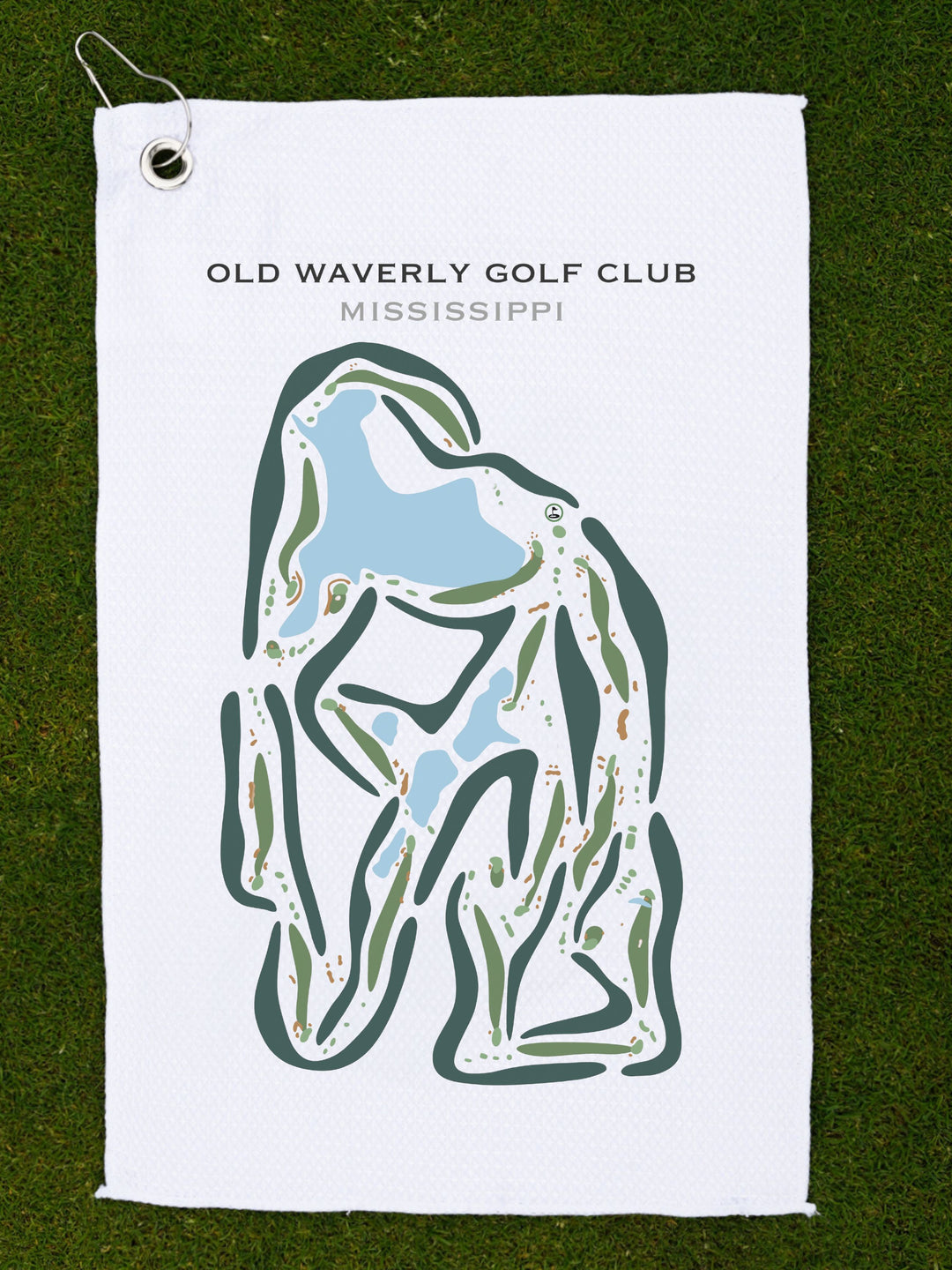 Old Waverly Golf Club, Mississippi - Printed Golf Courses