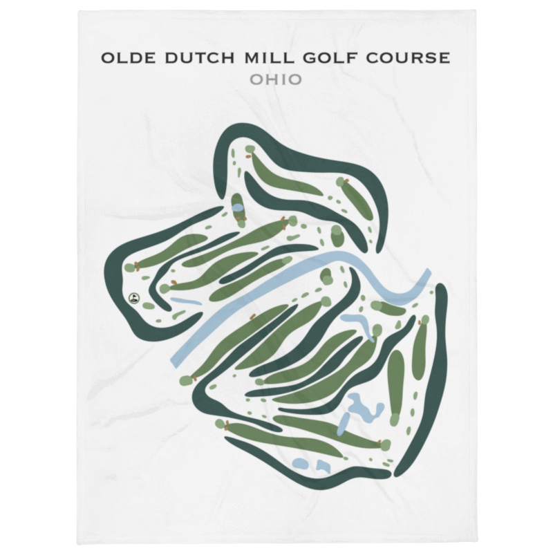 Olde Dutch Mill Golf Course, Ohio - Printed Golf Courses