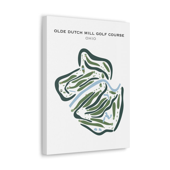 Olde Dutch Mill Golf Course, Ohio - Printed Golf Courses