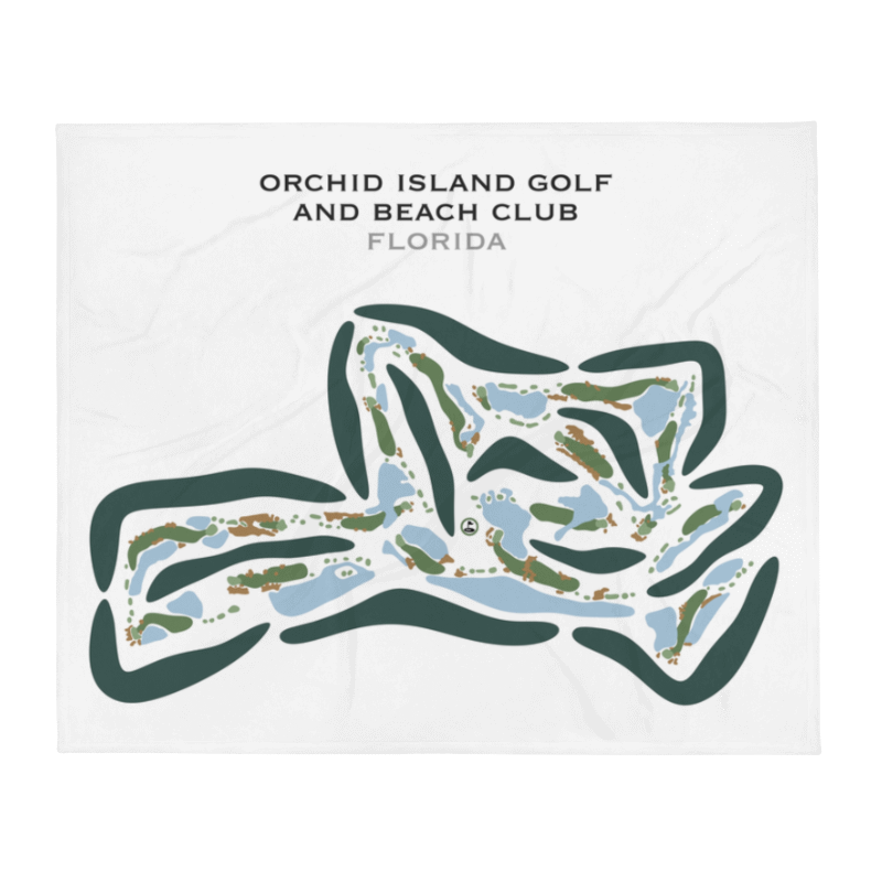 Orchid Island Golf and Beach Club, Florida - Printed Golf Courses