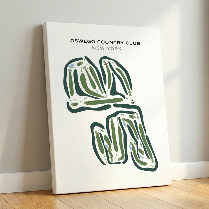 Oswego Country Club, New York - Printed Golf Courses