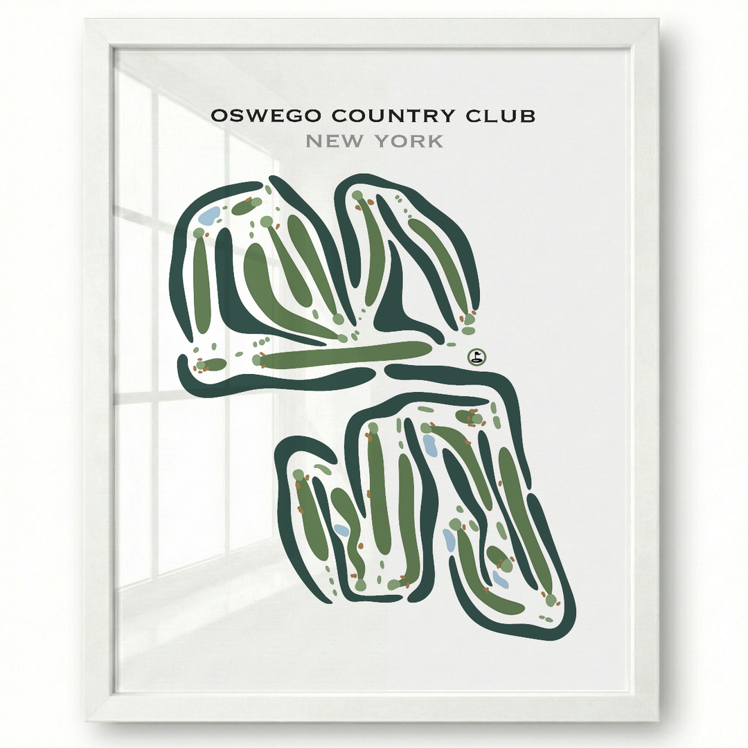 Oswego Country Club, New York - Printed Golf Courses