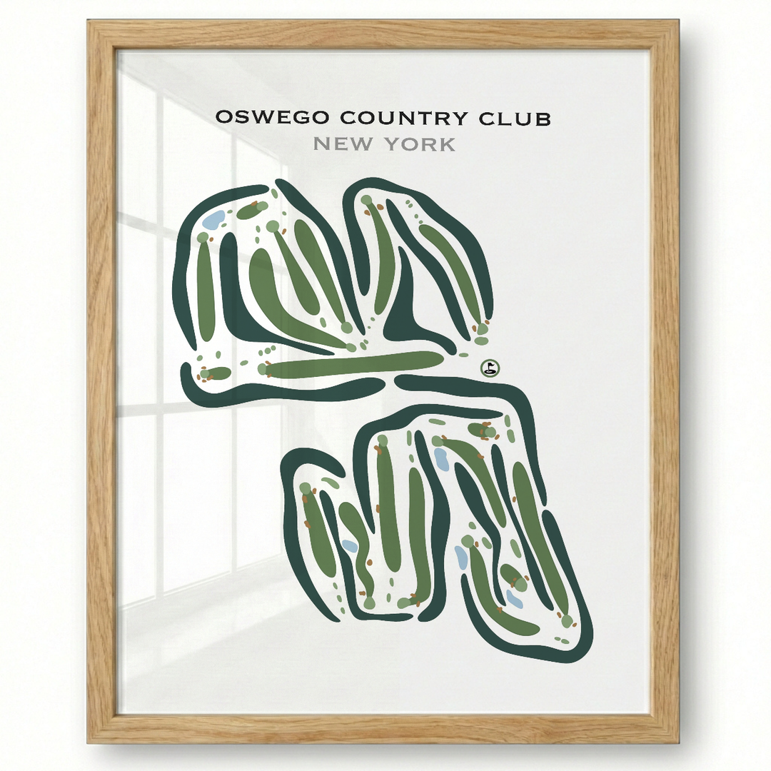 Oswego Country Club, New York - Printed Golf Courses