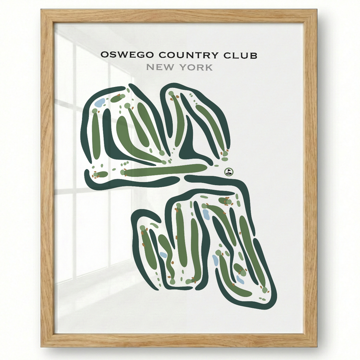 Oswego Country Club, New York - Printed Golf Courses