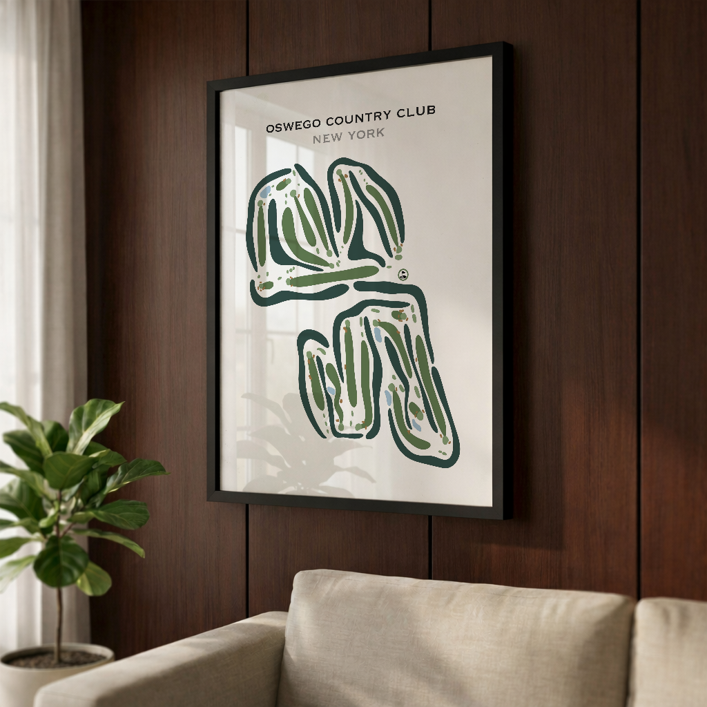 Oswego Country Club, New York - Printed Golf Courses
