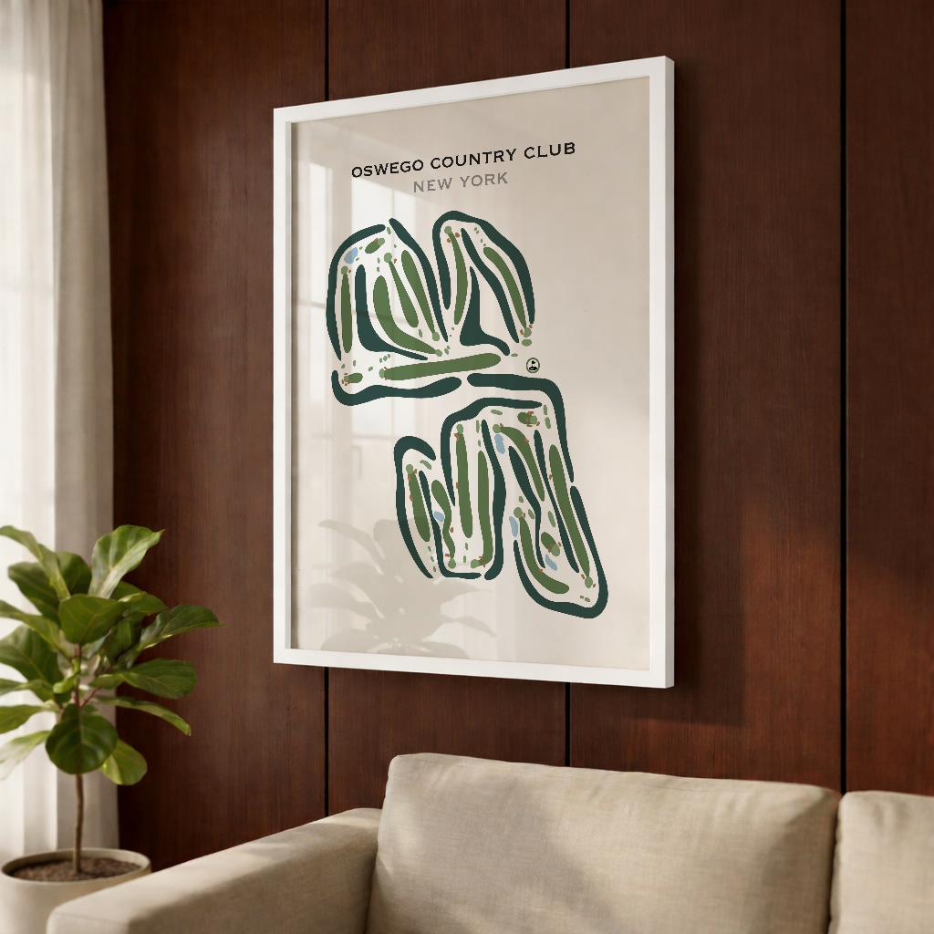 Oswego Country Club, New York - Printed Golf Courses