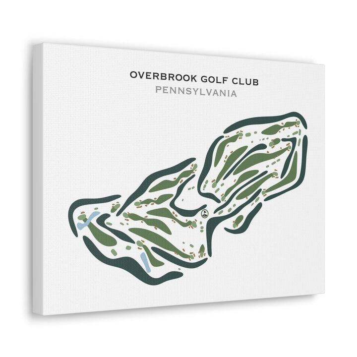 Overbrook Golf Club, Pennsylvania - Printed Golf Courses - Golf Course Prints