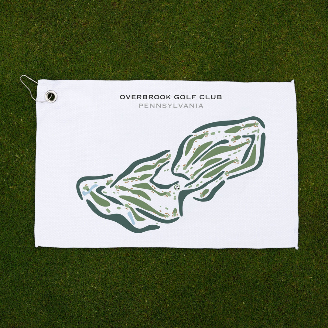 Overbrook Golf Club, Pennsylvania - Printed Golf Courses