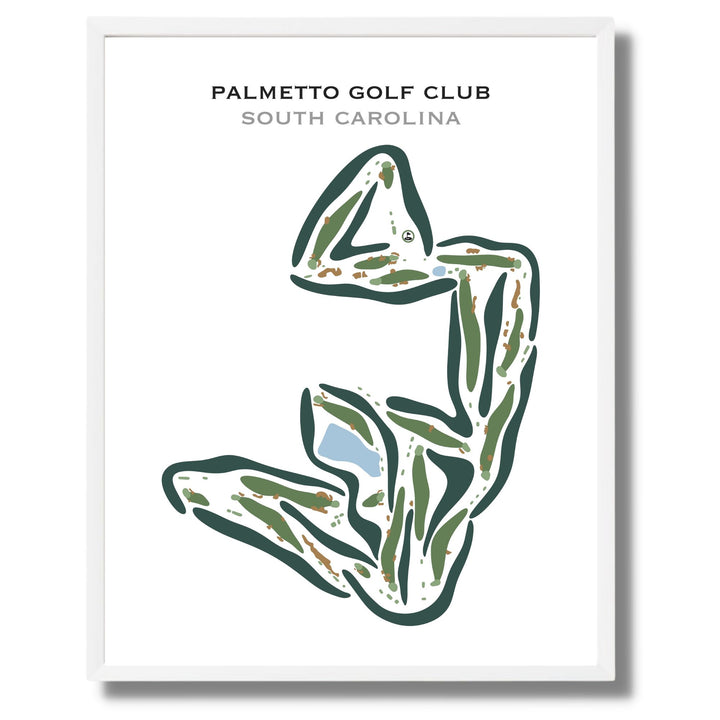 Palmetto Golf Course, South Carolina - Printed Golf Courses