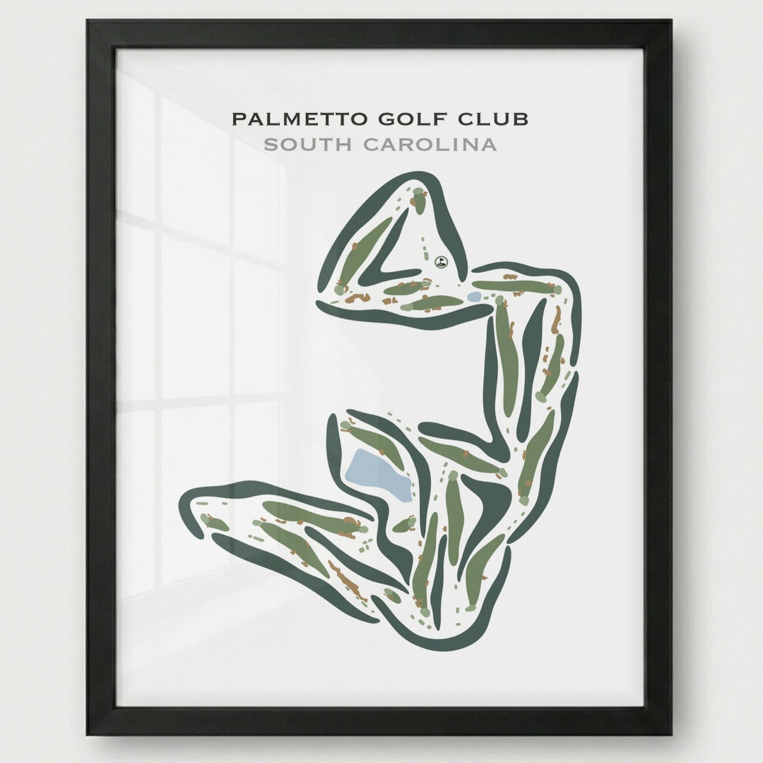 Palmetto Golf Course, South Carolina - Printed Golf Courses