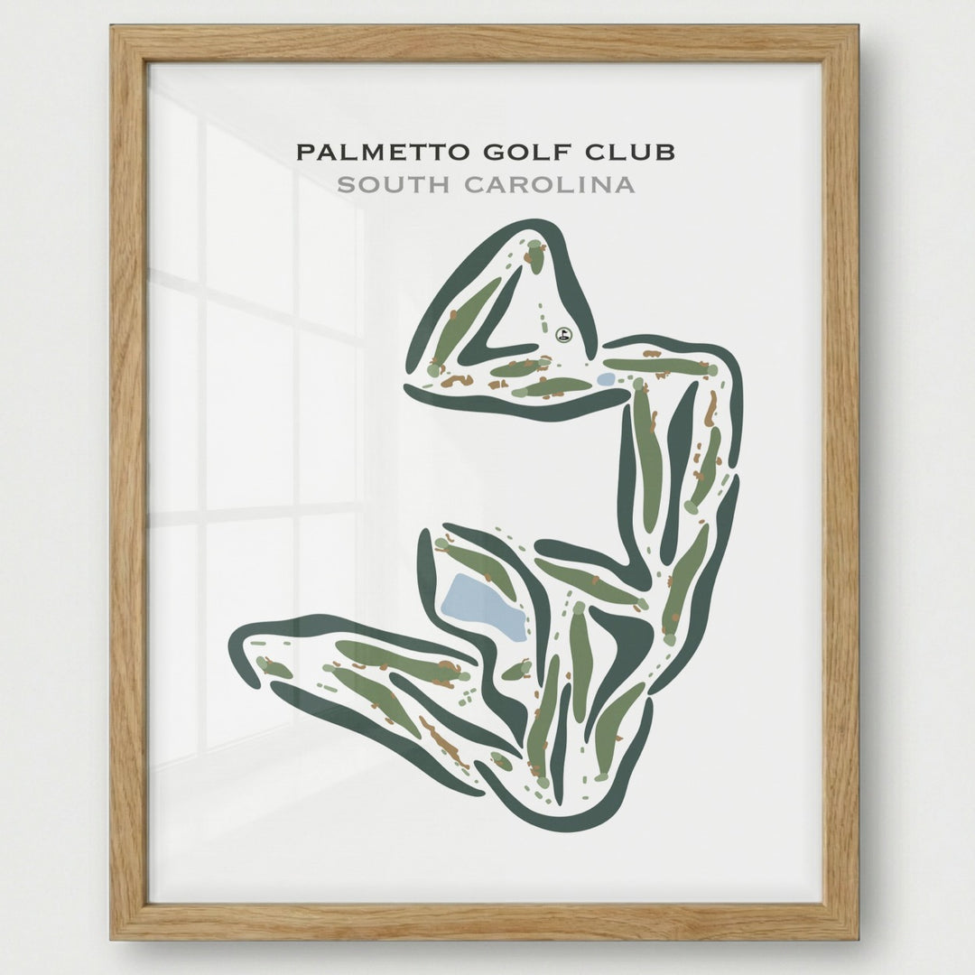 Palmetto Golf Course, South Carolina - Printed Golf Courses