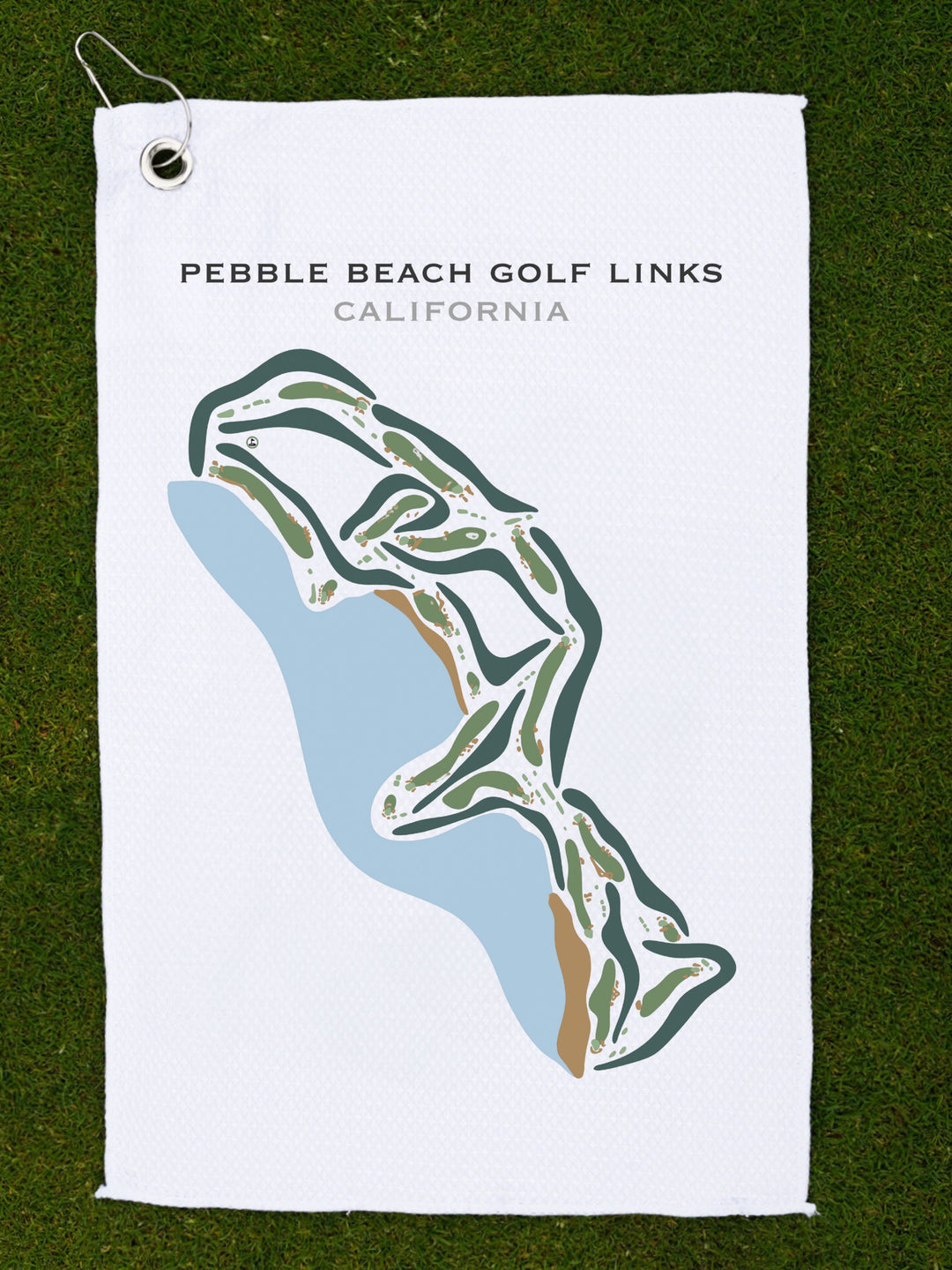 Pebble Beach Golf Links, California - Printed Golf Courses