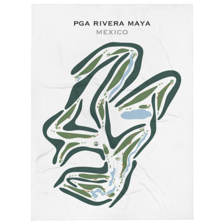 PGA Rivera Maya, Mexico - Printed Golf Courses - Golf Course Prints