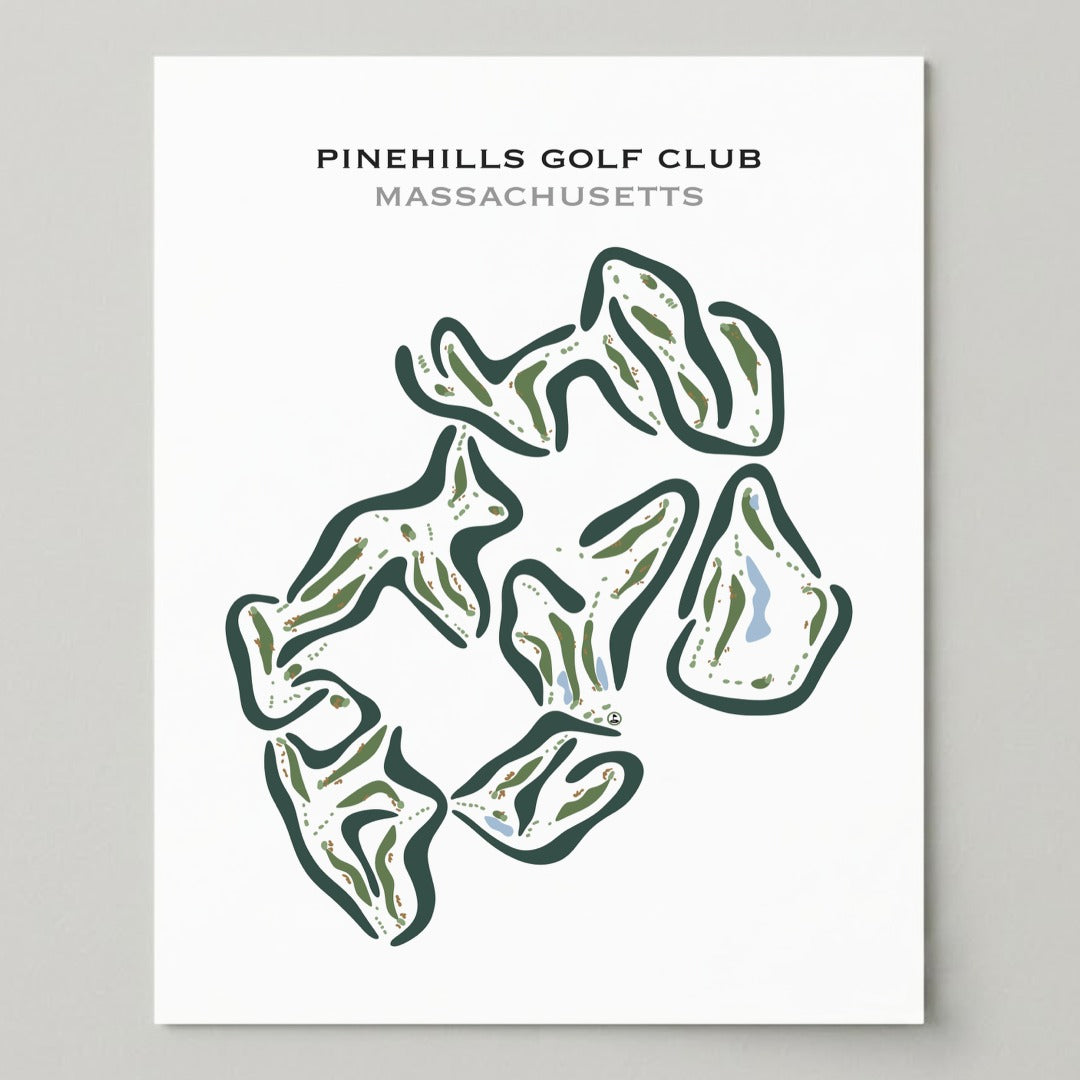 Pinehills Golf Club, Massachusetts - Printed Golf Courses