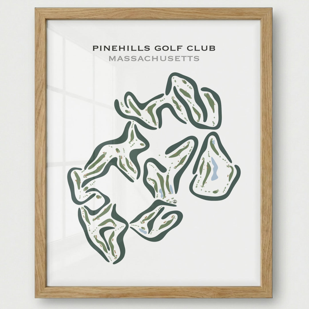 Pinehills Golf Club, Massachusetts - Printed Golf Courses
