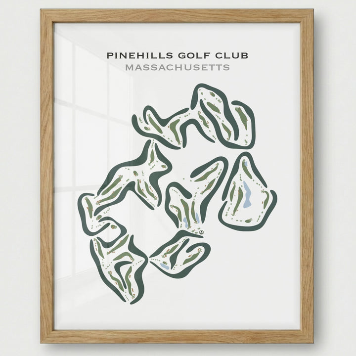 Pinehills Golf Club, Massachusetts - Printed Golf Courses