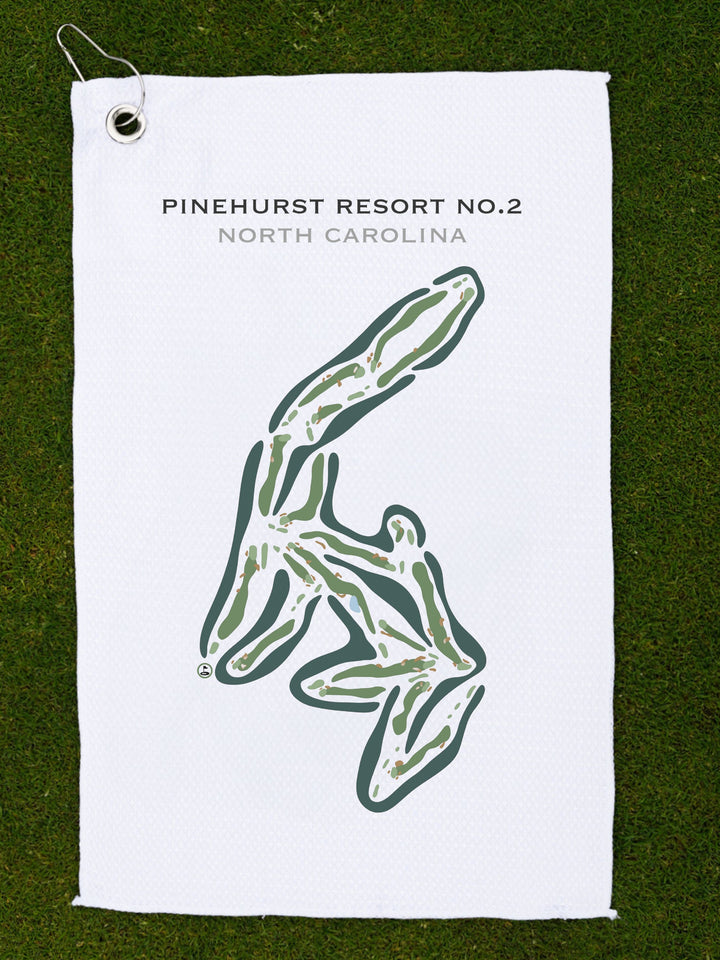 Pinehurst Resort No. 2 Country Club, North Carolina - Printed Golf Courses