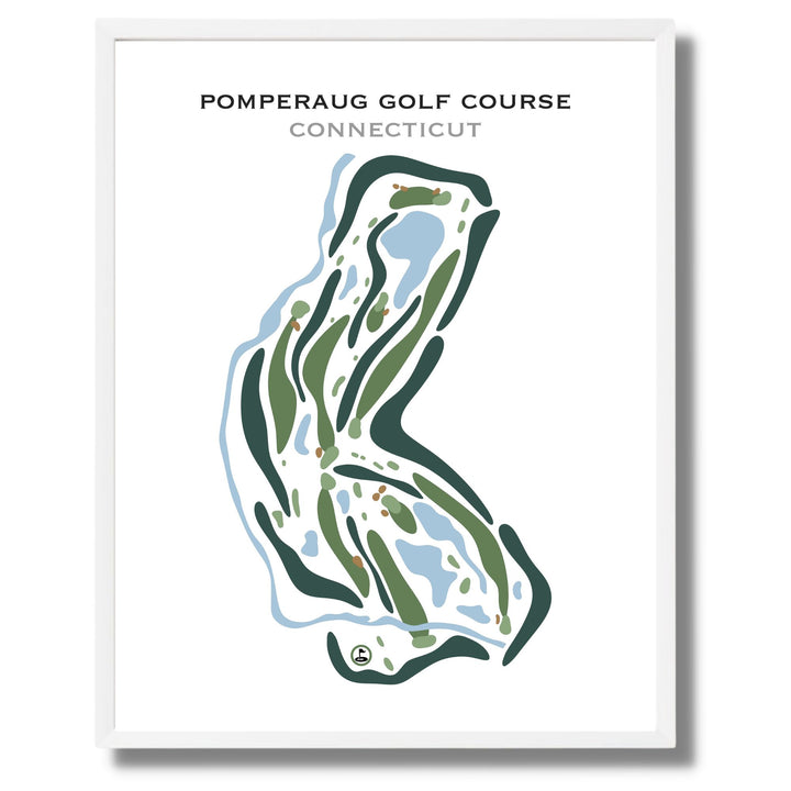 Pomperaug Golf Course, Connecticut - Printed Golf Courses