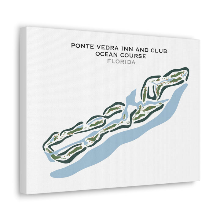 Ponte Vedra Inn & Club Ocean Course, Florida - Printed Golf Courses
