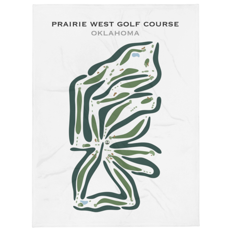 Prairie West Golf Course, Oklahoma - Printed Golf Courses