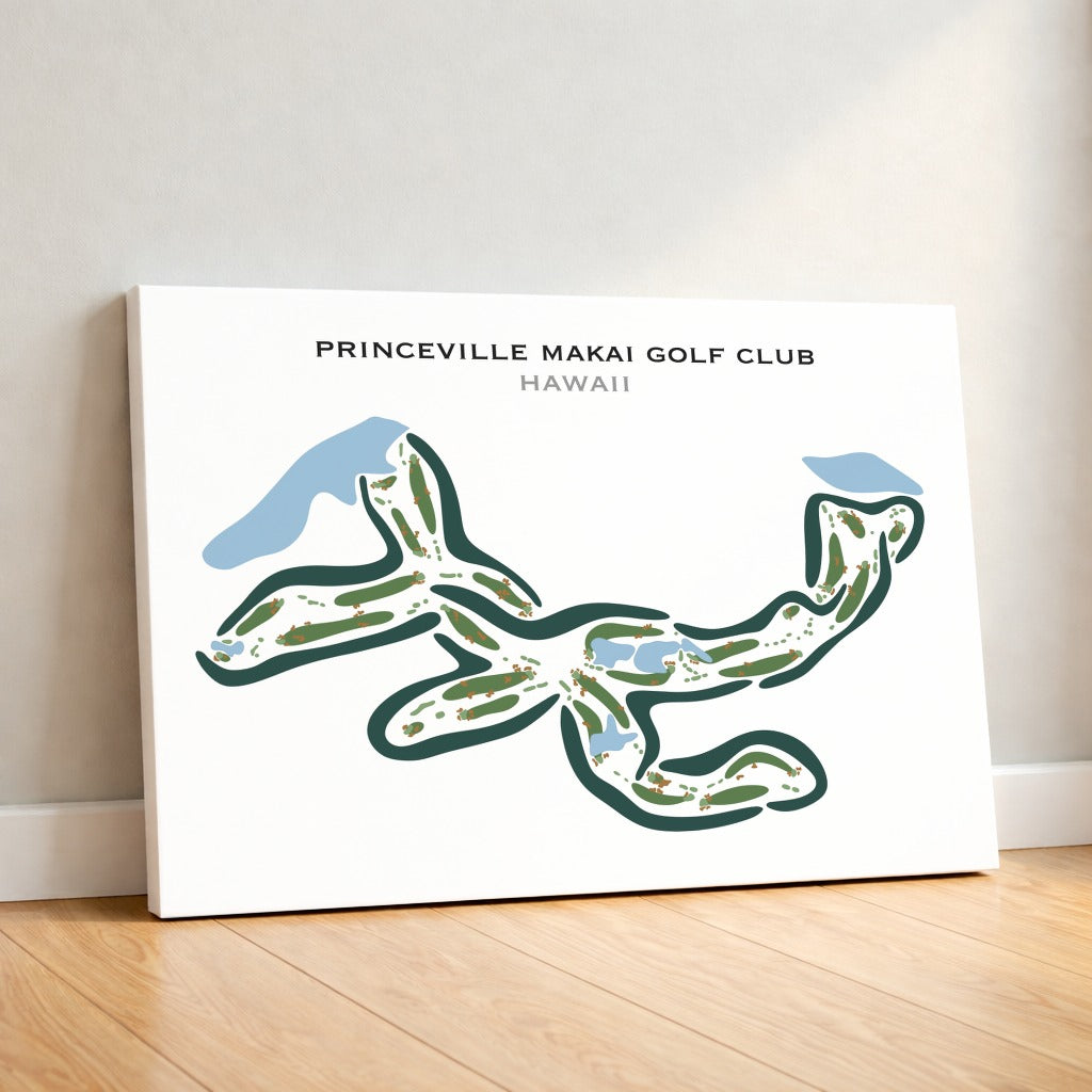Princeville Makai Golf Club, Hawaii - Printed Golf Courses