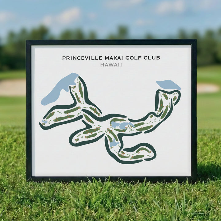 Princeville Makai Golf Club, Hawaii - Printed Golf Courses