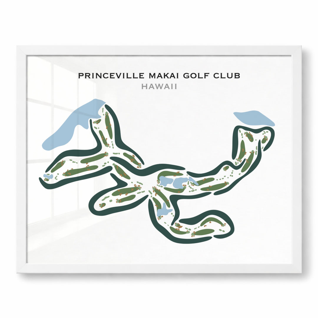 Princeville Makai Golf Club, Hawaii - Printed Golf Courses