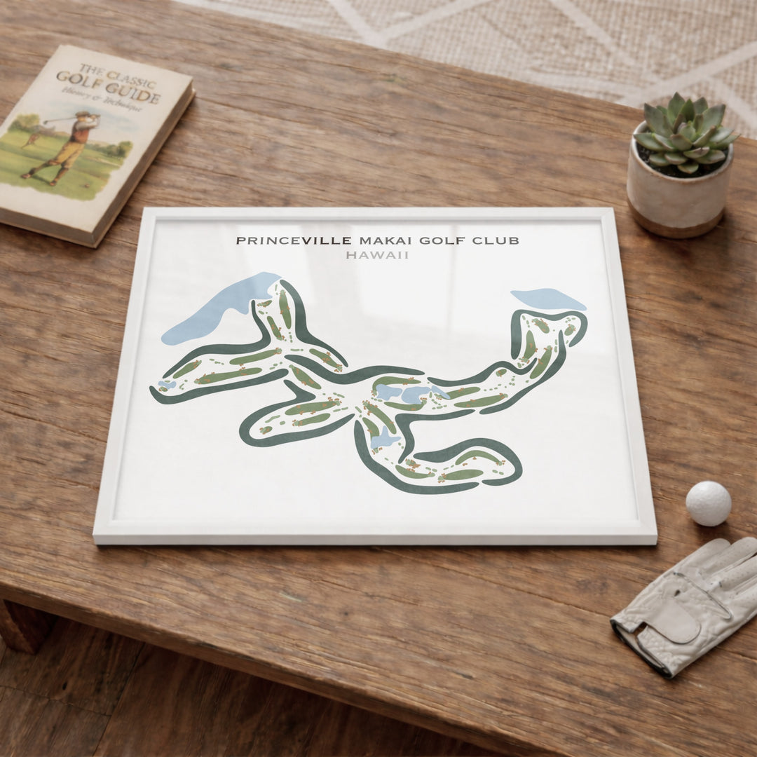 Princeville Makai Golf Club, Hawaii - Printed Golf Courses