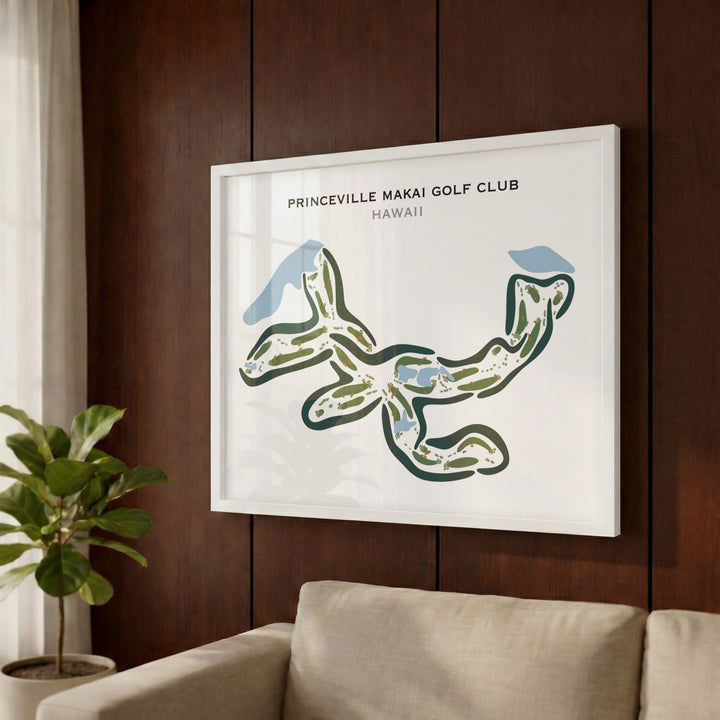 Princeville Makai Golf Club, Hawaii - Printed Golf Courses