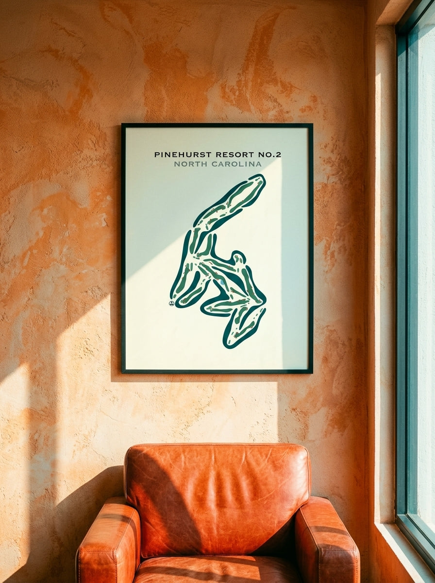 His Favorite Course. On His Wall. This Father's Day.