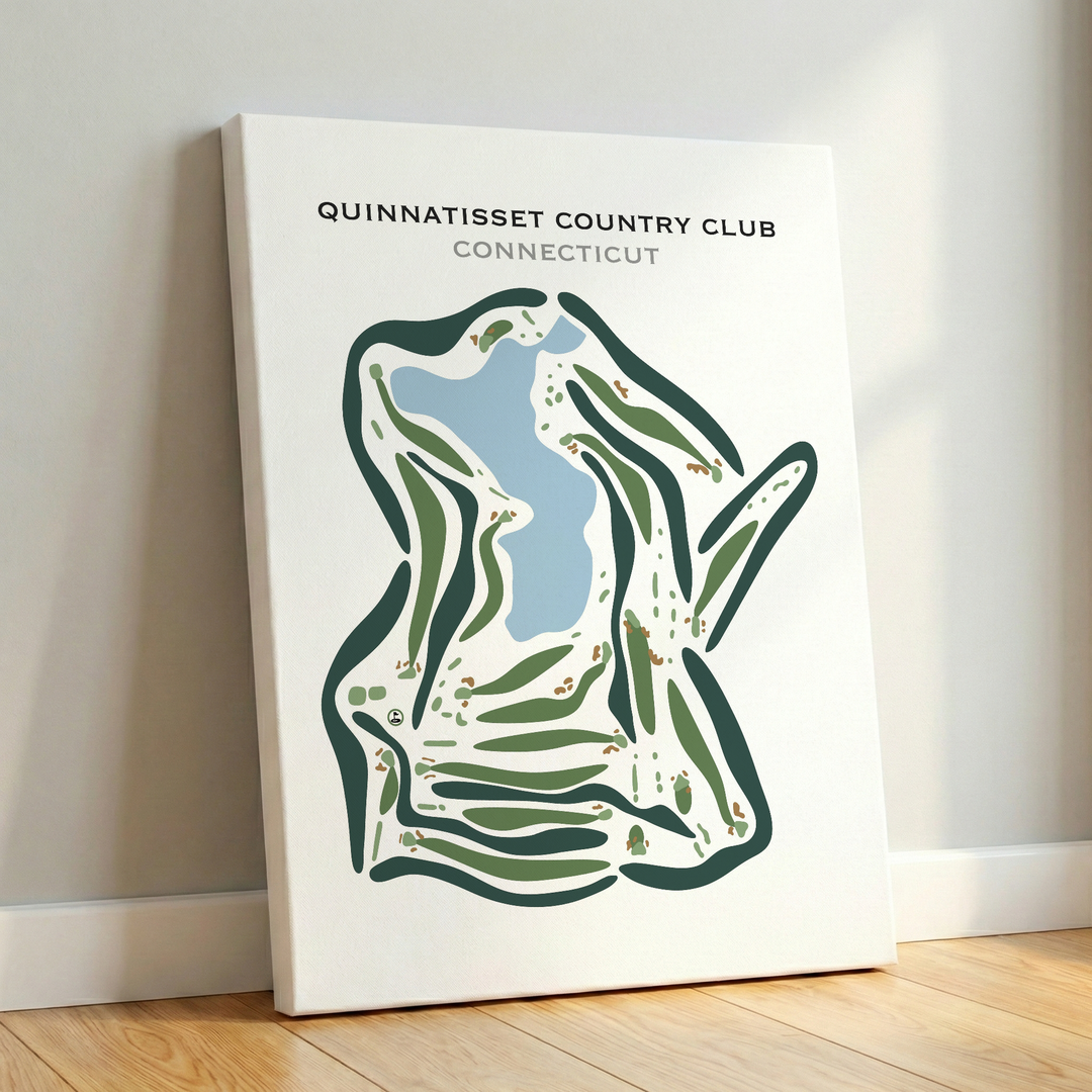 Quinnatisset Country Club, Connecticut - Printed Golf Courses