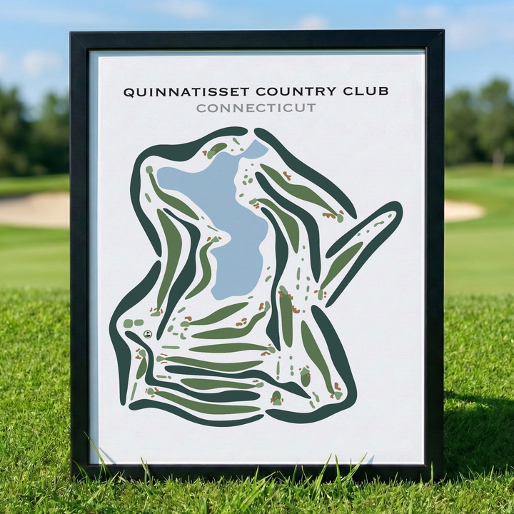 Quinnatisset Country Club, Connecticut - Printed Golf Courses