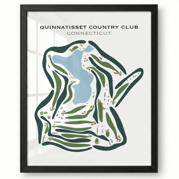 Quinnatisset Country Club, Connecticut - Printed Golf Courses