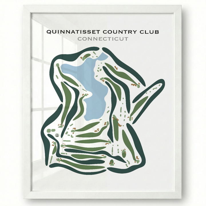 Quinnatisset Country Club, Connecticut - Printed Golf Courses
