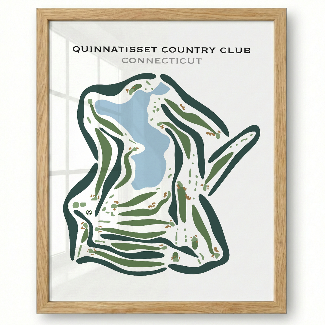 Quinnatisset Country Club, Connecticut - Printed Golf Courses