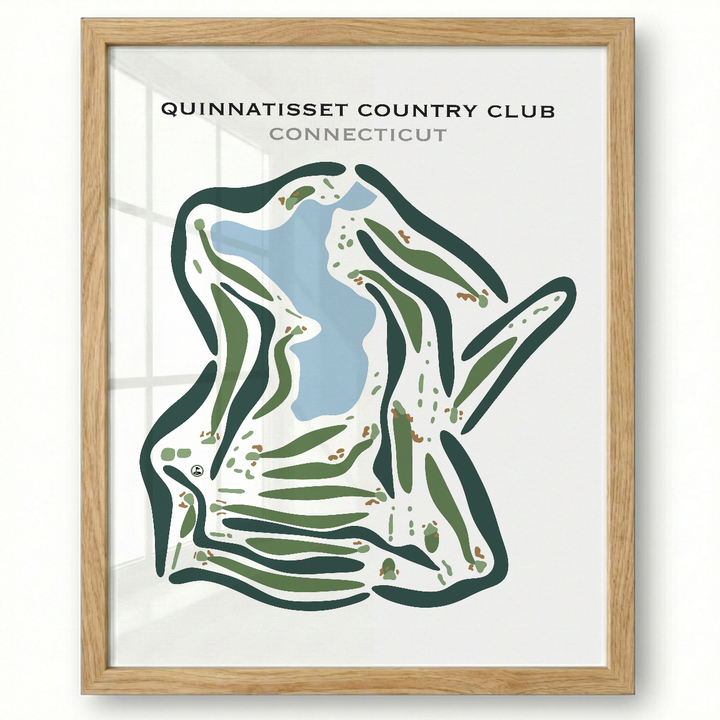 Quinnatisset Country Club, Connecticut - Printed Golf Courses